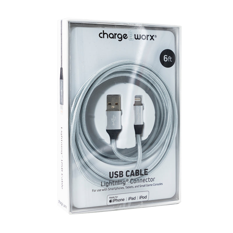 Charge Worx Metallic USB-C Cable