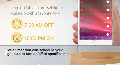 Bluetooth E27 LED Bulb RGB Smart Light Bulbs 15W B22 RGBW RGBWW Lampada Colorful Dimmable Phone APP Control LED Lamp For Home WiFi & Bluetooth 5.0, Compatible w/ Alexa & Google Without Hub, Dimmable, Music Sync, Schedules, Color Changing Light Bulb RGBW