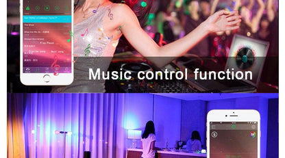 Bluetooth E27 LED Bulb RGB Smart Light Bulbs 15W B22 RGBW RGBWW Lampada Colorful Dimmable Phone APP Control LED Lamp For Home WiFi & Bluetooth 5.0, Compatible w/ Alexa & Google Without Hub, Dimmable, Music Sync, Schedules, Color Changing Light Bulb RGBW