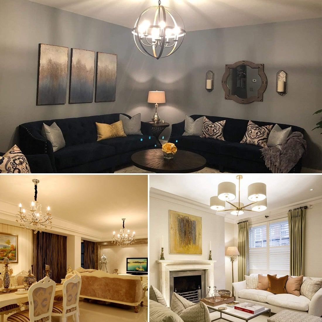 Smart For Home LED Light Bulb E27 E14 GU10 B22 220V 110V  Spot Magic Changeable Lamp Lampada+IR Control Decoration RGB White  Compatible with Alexa Google Home, RGBCW Smart GU10 Bulb, WiFi Smart LED Spot Light Bulb Indoor Decoration